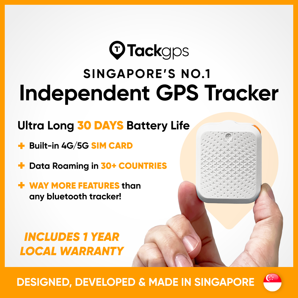 Tack GPS Tracker (Roaming in 30+ countries)