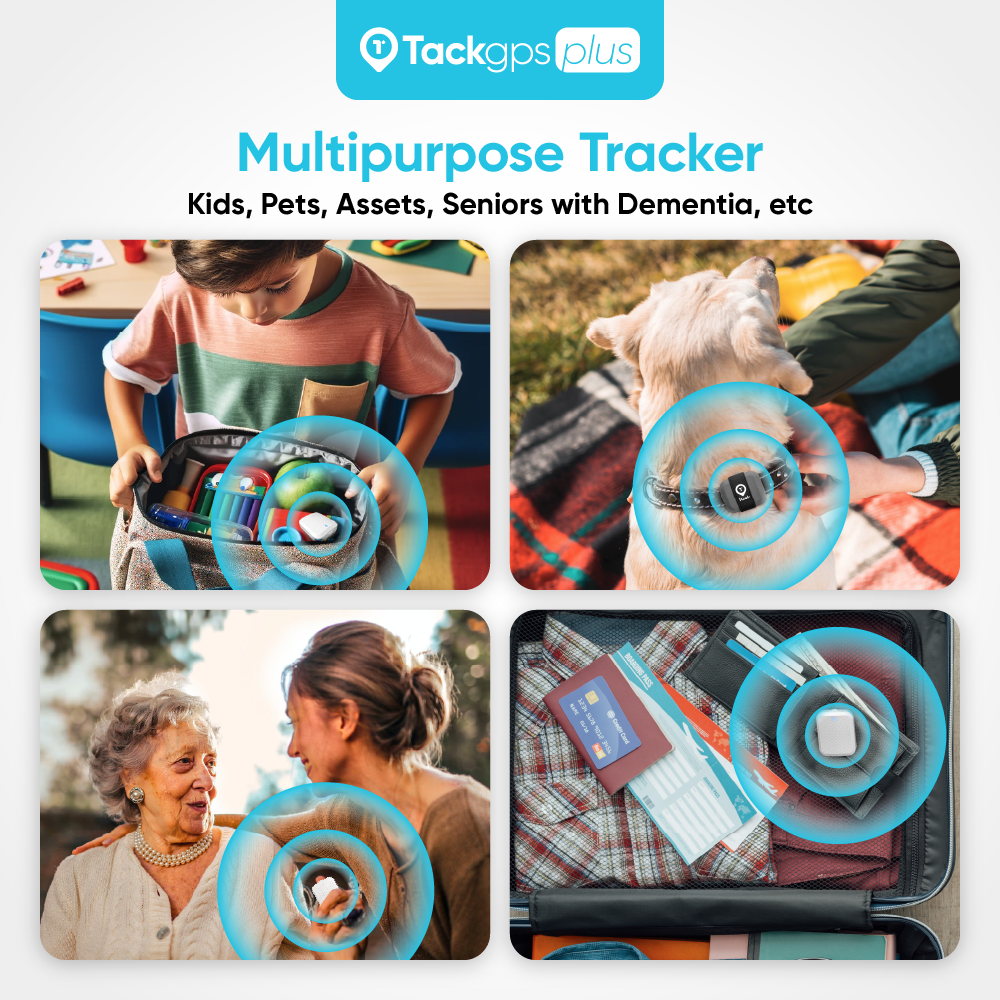 Tack GPS Plus Tracker (Global Version Roaming in 120+ countries)