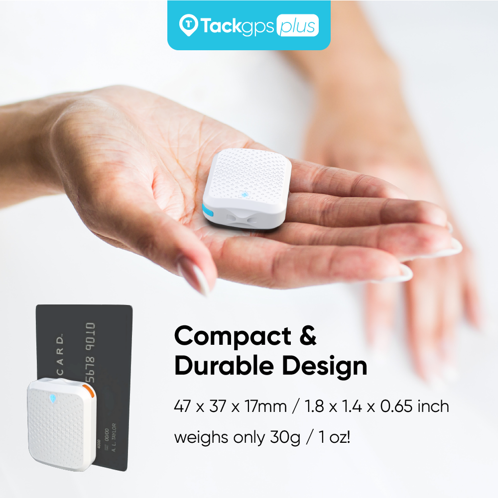 Tack GPS Plus Tracker (Global Version Roaming in 120+ countries)