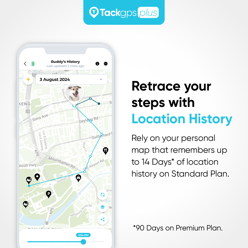 Tack GPS Plus Tracker (Global Version Roaming in 120+ countries)