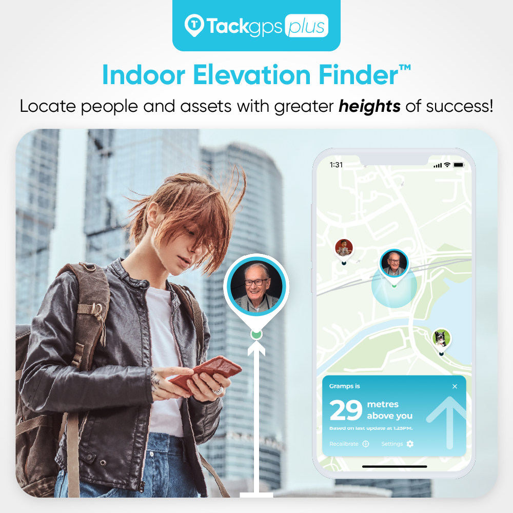 Tack GPS Plus Tracker (Global Version Roaming in 120+ countries)