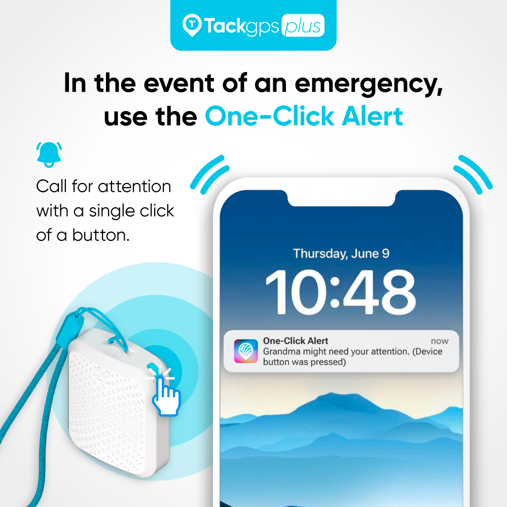 Tack GPS Plus Tracker (Global Version Roaming in 120+ countries)