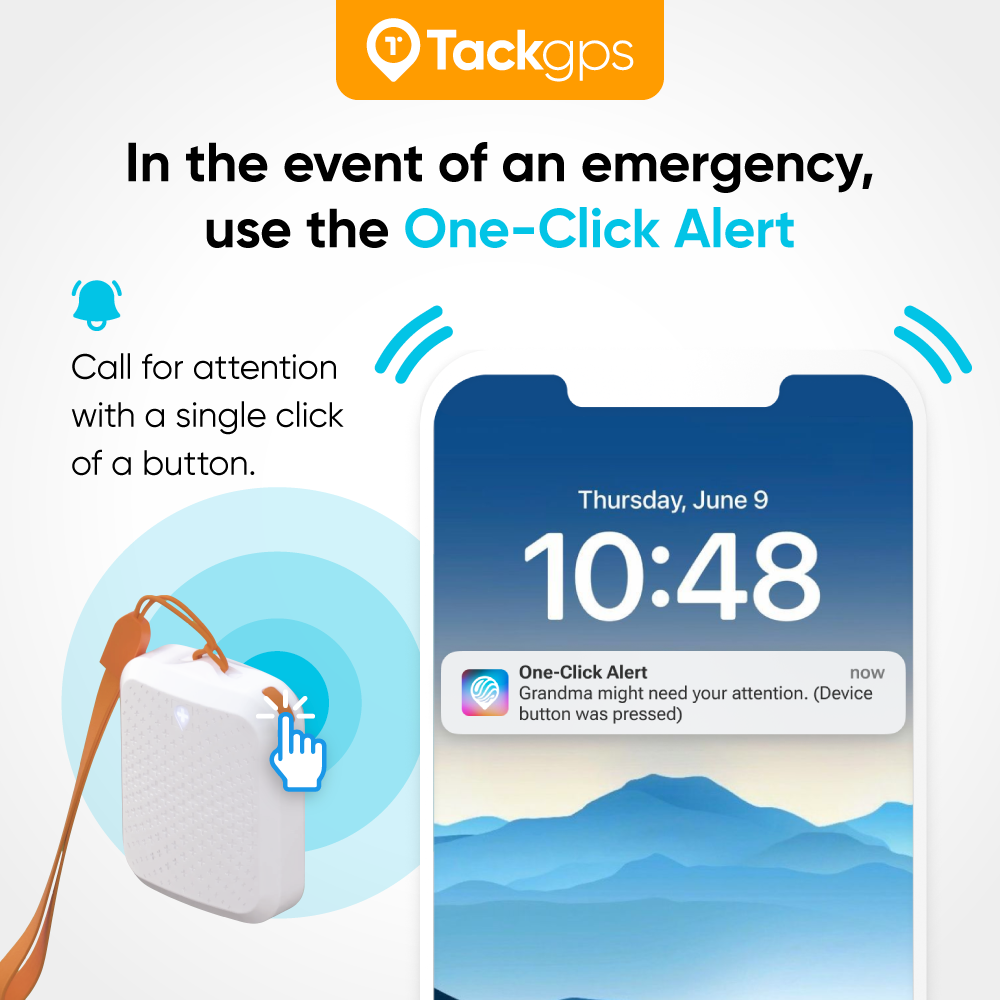 Tack GPS Tracker (Roaming in 30+ countries)