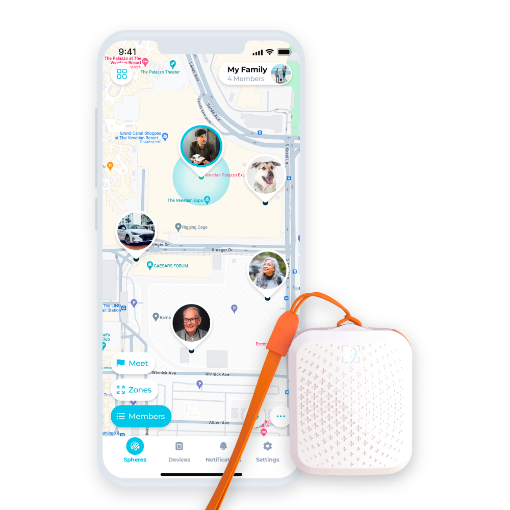 Tack GPS Tracker (Roaming in 30+ countries)